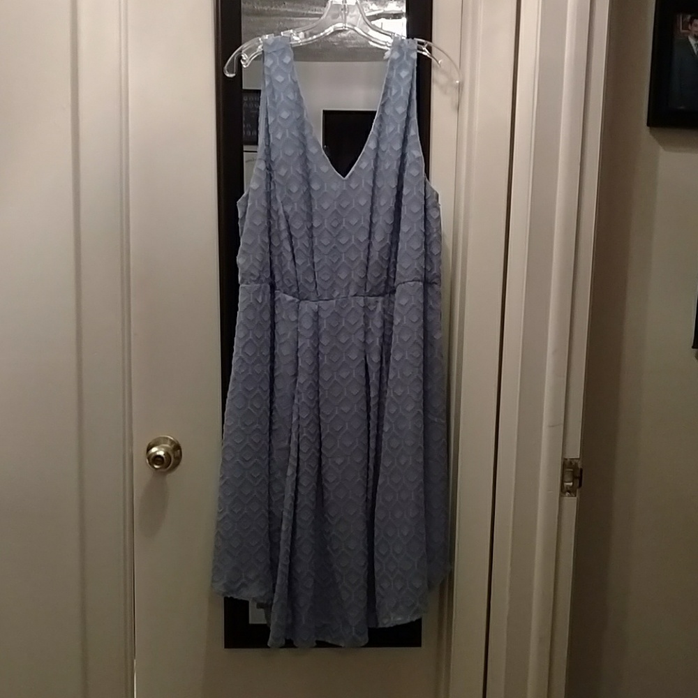 Torrid Blue Chiffon Tank Dress Size 20 NWT