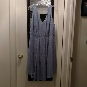 Torrid Blue Chiffon Tank Dress Size 20 NWT