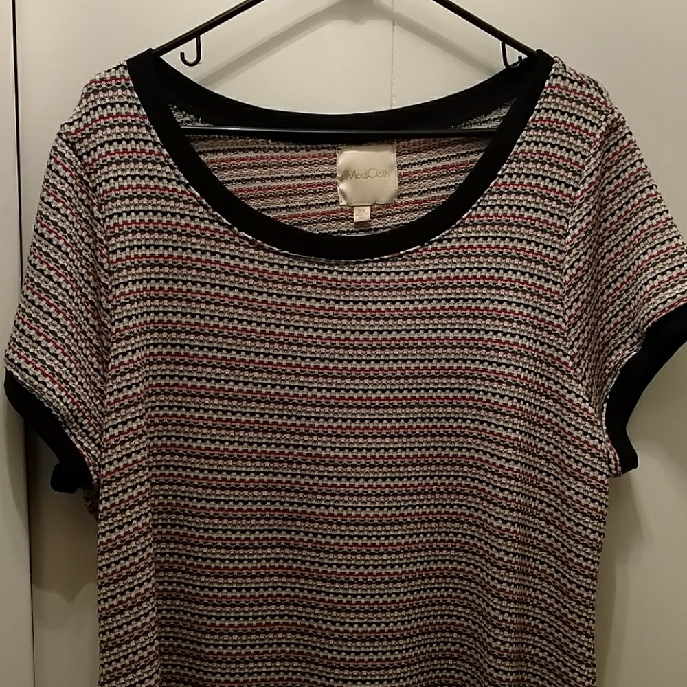 Modcloth Striped Sweater Dress 2X