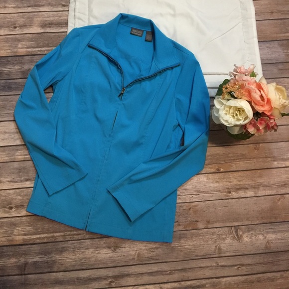 Chico's Jackets & Blazers - FINAL PRICE❌Chico's Blue Zip Up Size 0