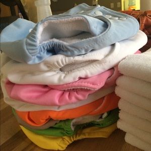 Cloth Diapers w/ inserts