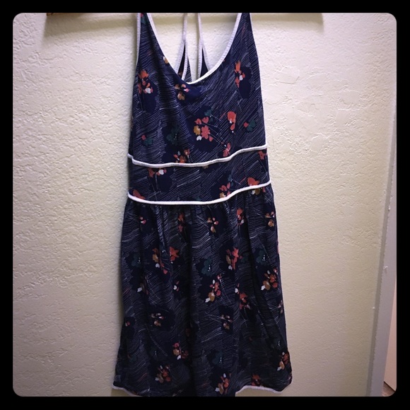 Backless Floral Sundress - Picture 1 of 3