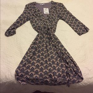 Wrap style dress
