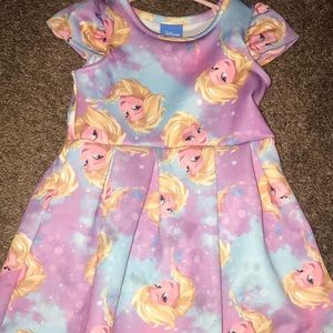 Tie dye Elsa dress
