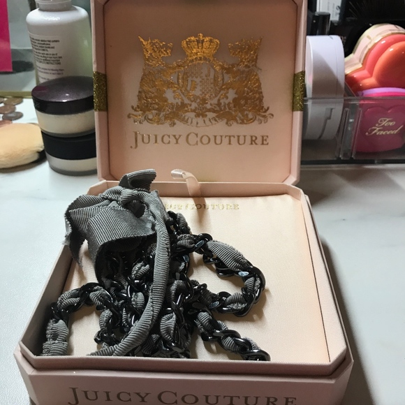 NWT Juicy Couture long interwoven chainlink w box - Picture 3 of 7