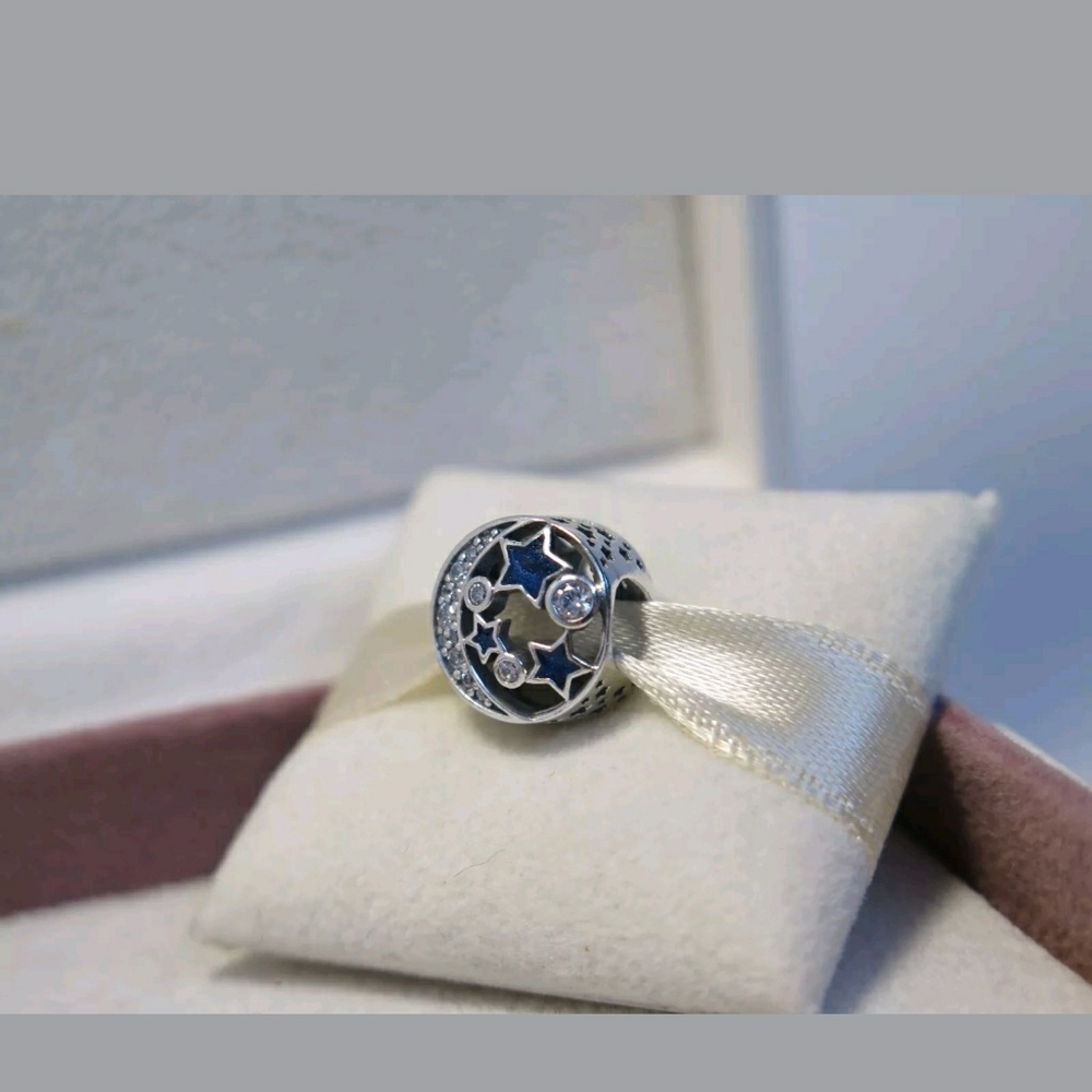 Pandora Vintage Shimmering Night Sky Charm