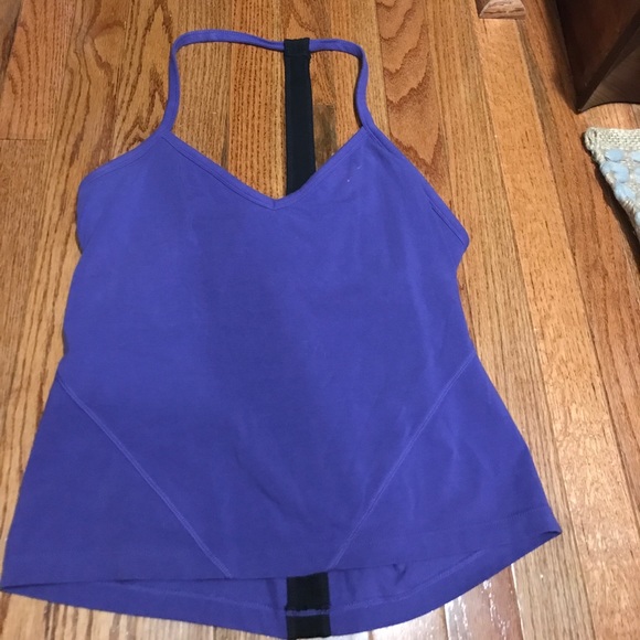 YOGA TOP BUILT IN BRA LARGE - Picture 1 of 3
