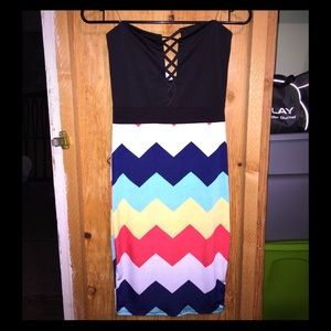 Strapless dress