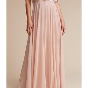 BHLDN Blush Hampton skirt unaltered size 8