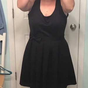 Lauren Conrad Black Dress with Side Bow