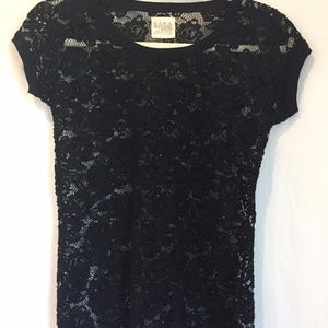 Black Lace Top