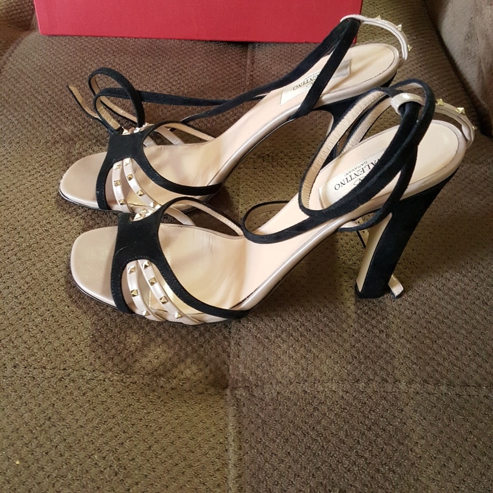 Sold valentino soul rockstud and leather sandals