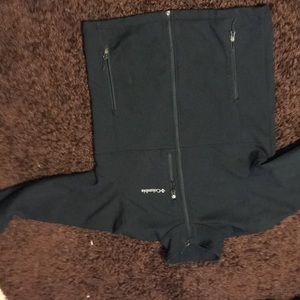 Black Columbian zip up jacket