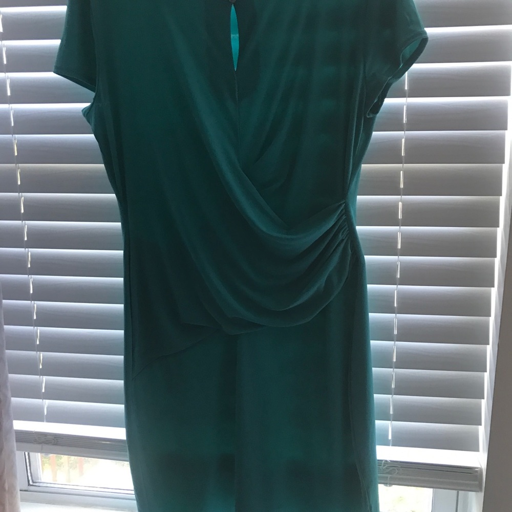 Sea green dress