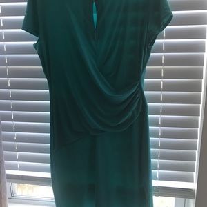 Sea green dress