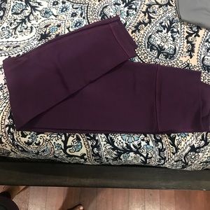 Purple 7/8 aligns size 6 (small)