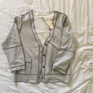 Anthropologie (Tiny brand) soft grey cardigan