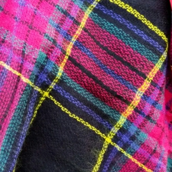 OVERSIZED PLAID BLANKET SCARF - Picture 4 of 4