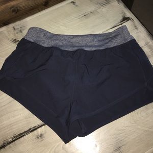 Navy blue Forever 21 workout shorts. Navy blue Forever 21 workout shorts.