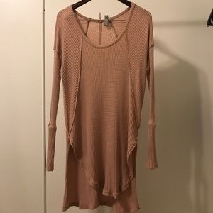 free people pink thermal
