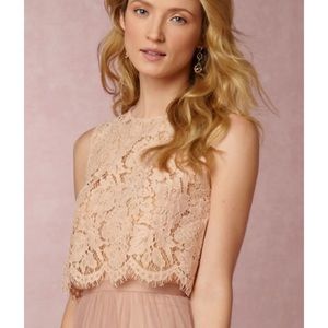 BHLDN Cleo top in cameo pink MEDIUM