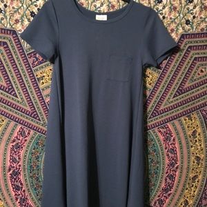 Jacquard printed lularoe grayblue Carly.