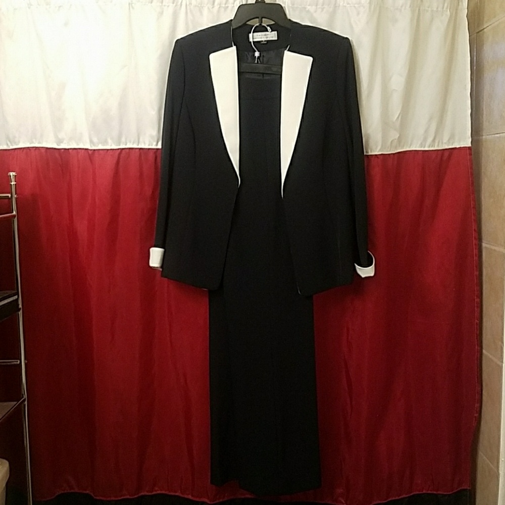 Navy pant suit set