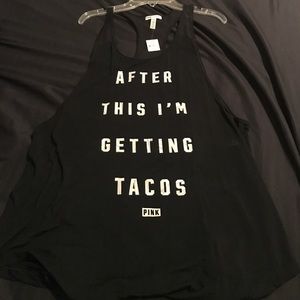 VS Pink Cinco De Mayo Y back tank