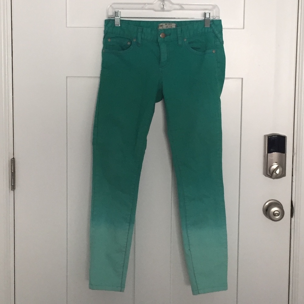 Free people ombré cropped pants