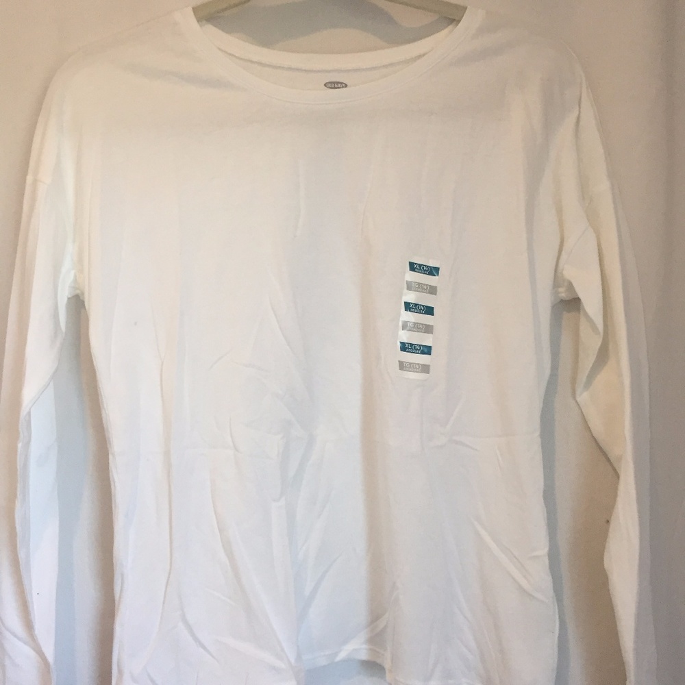 White Cotton Long Sleeve