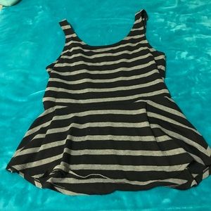 Express peplum tank top.