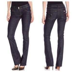 Hudson Sz 26 Dark Denim Low Rise Bootcut Jeans