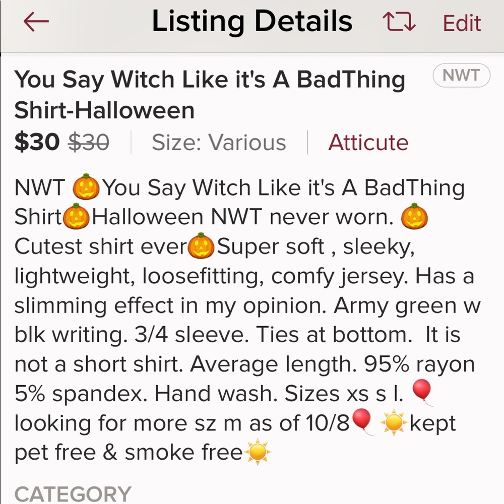 Halloween u say witch like it's a bad  shirt❤️xs&s - Picture 3 of 6