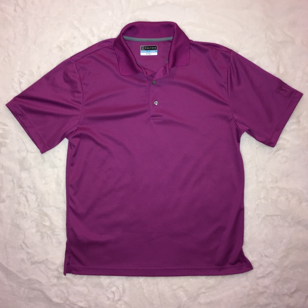 Men’s Purple PGA Golf Shirt Size M