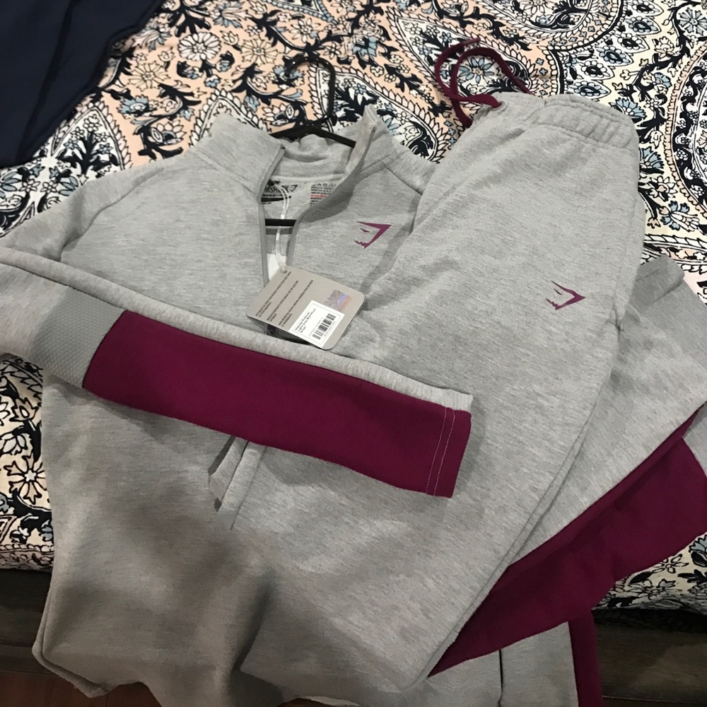 Gym shark track suit