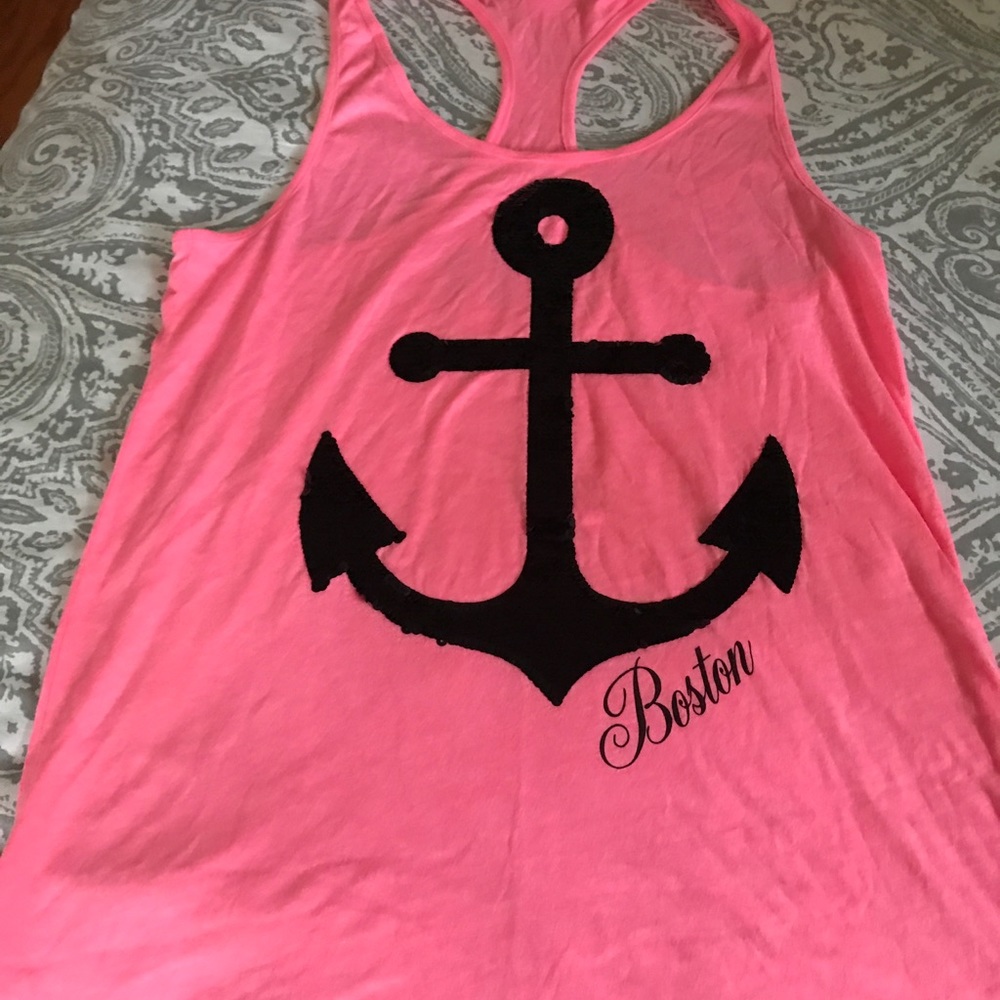 VS Pink Boston Tank