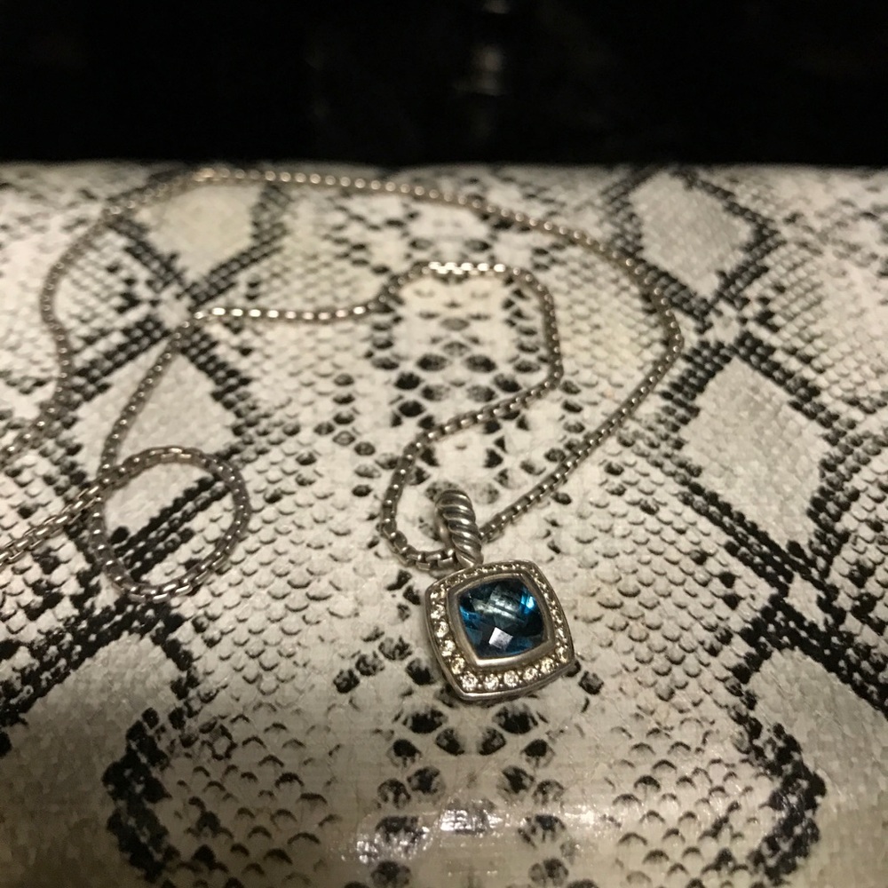 David Yurman aquamarine necklace