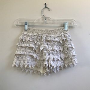 Lace shorts Lace shorts