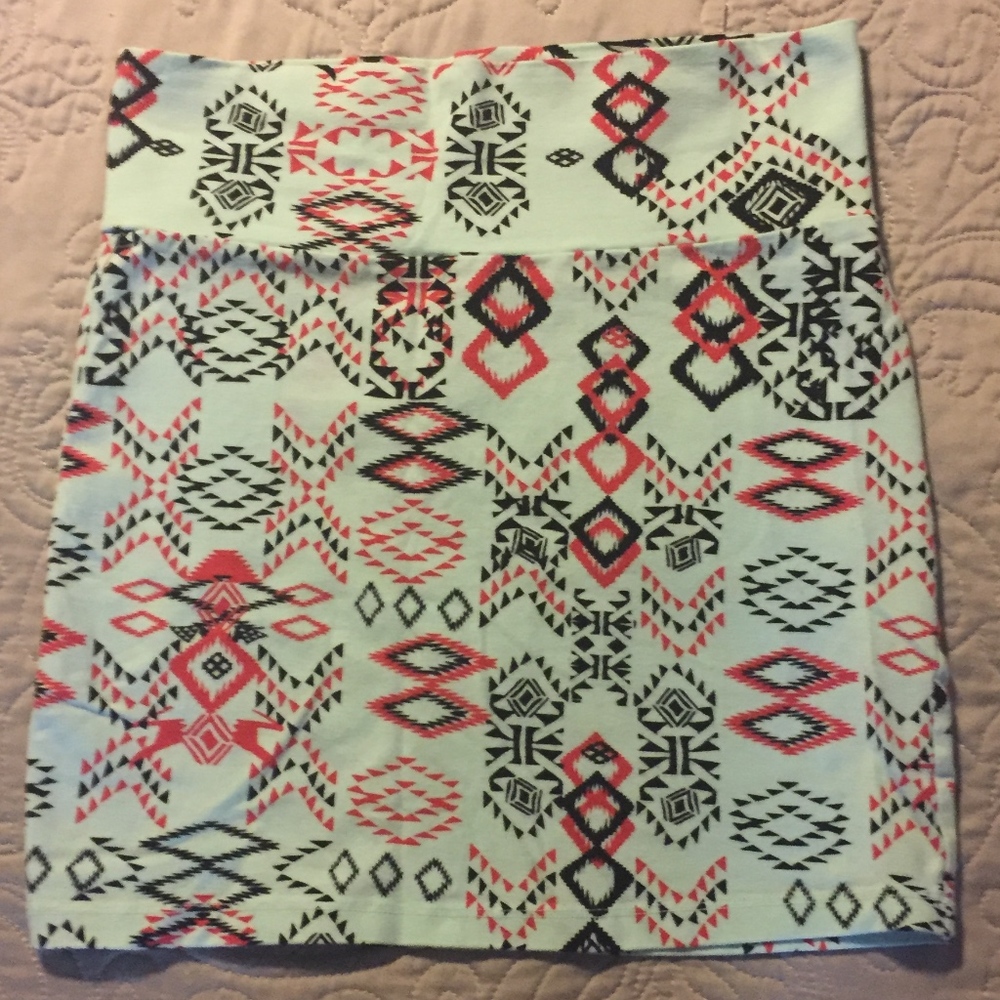 Light Blue mini skirt