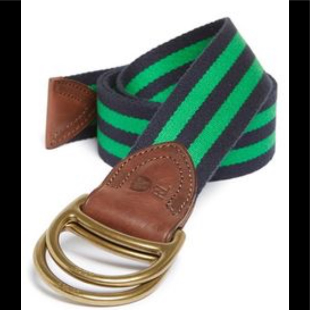 NWT Polo Ralph Lauren Preppy Navy & Green Belt