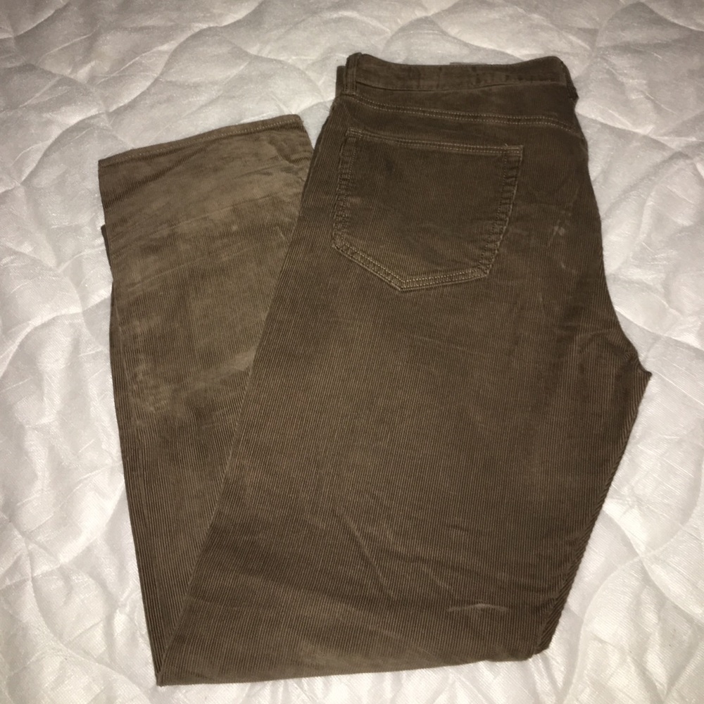 Brown corduroy pants