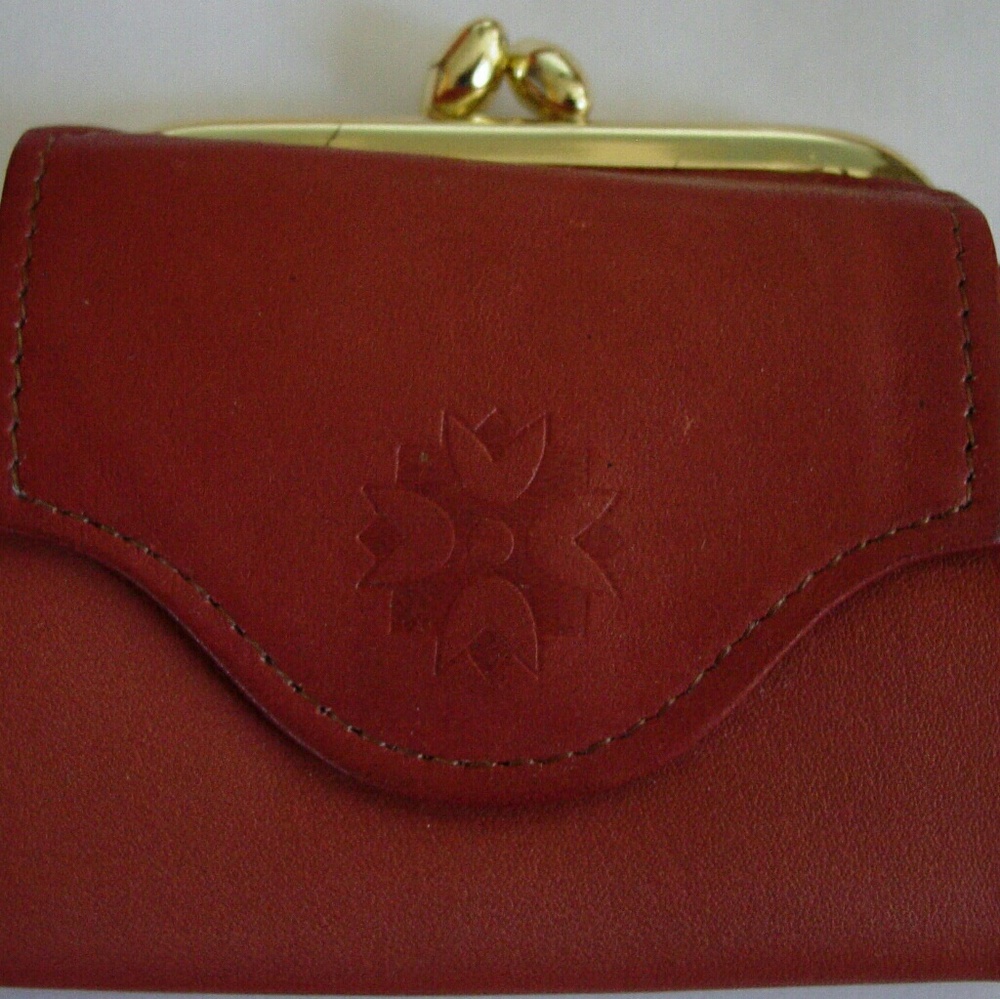 Vtg Princess Gardner Top Grain Cowhide Coin/Wallet