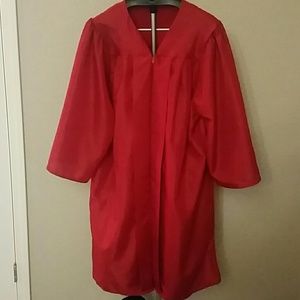 Red Graduation Gown