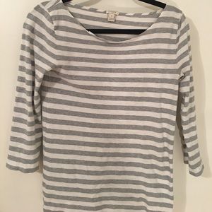 J Crew stripe tee, size small