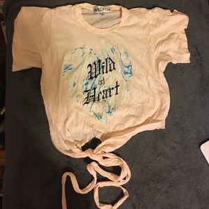 Wild fox crop top