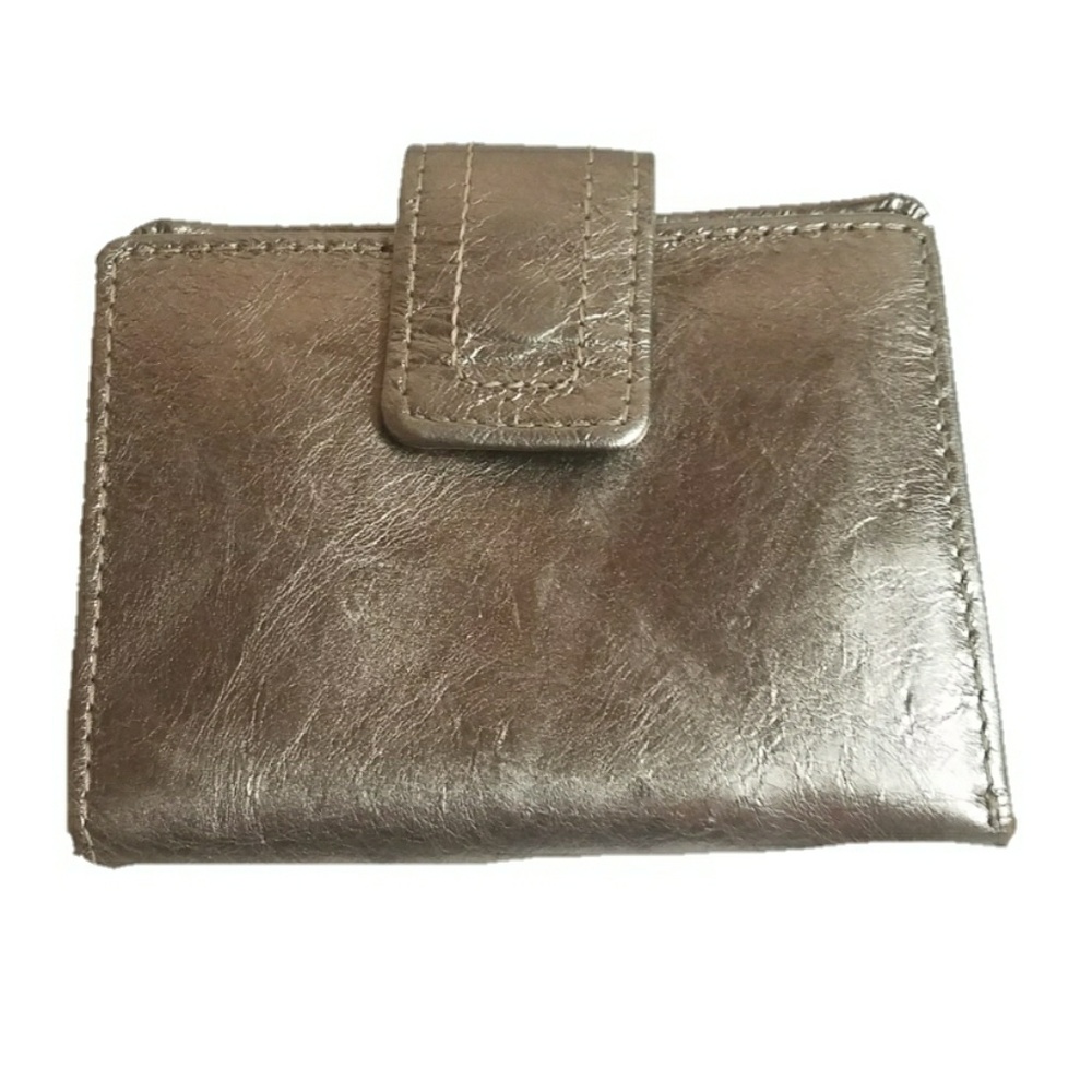 FOSSIL leather silver bifold wallet