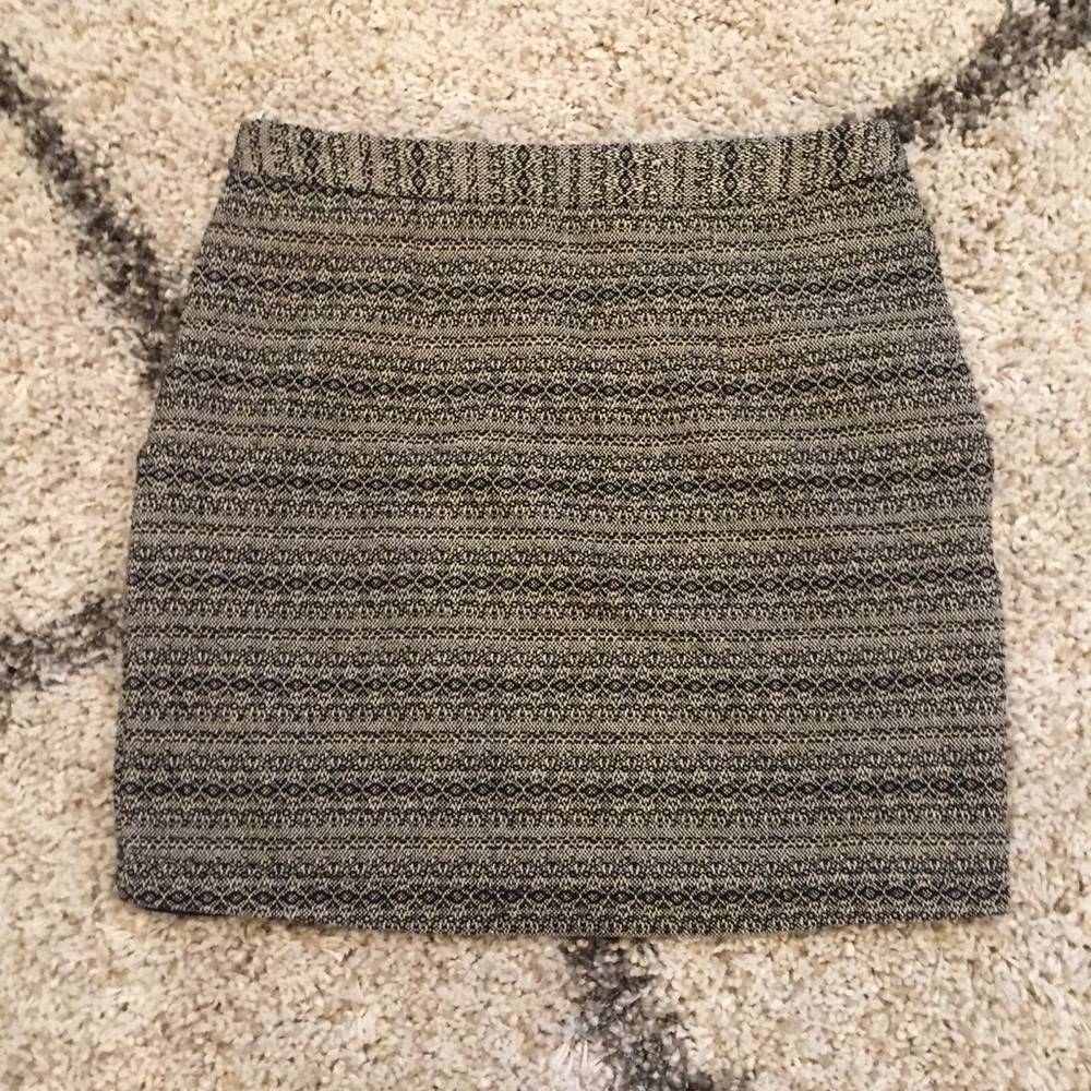 Bloomingdale's Aqua Tweed Skirt