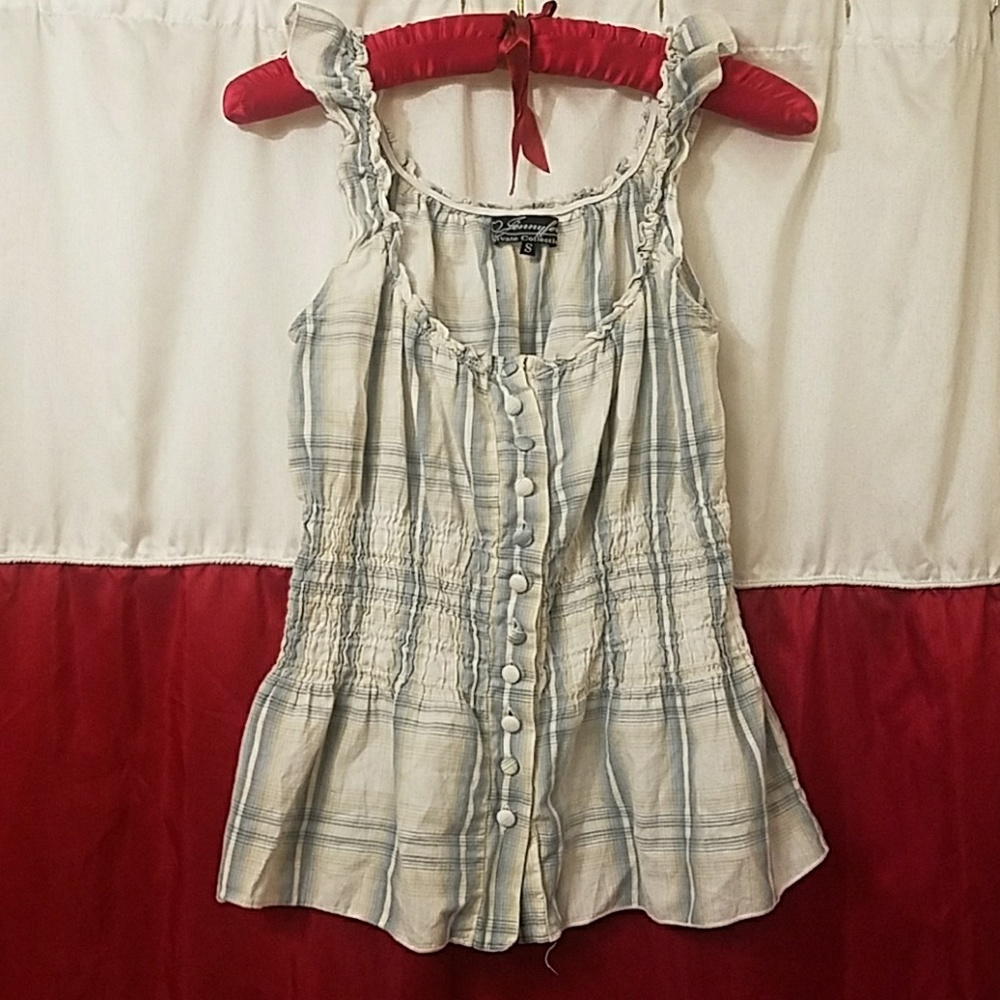 Cotton button up tank