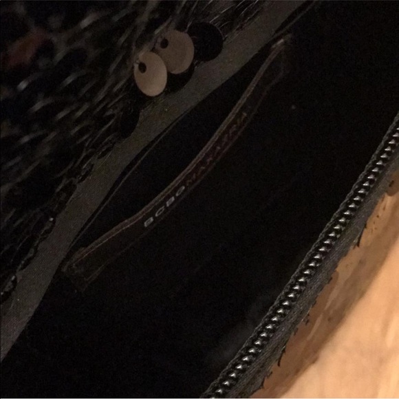 BCBGMaxAzria sequins black clutch - Picture 5 of 8