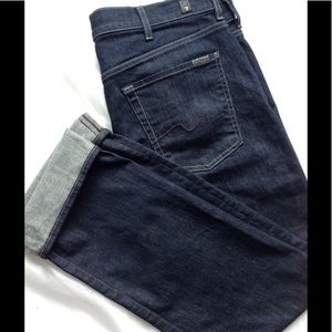 7 for all mankind standard straight jeans